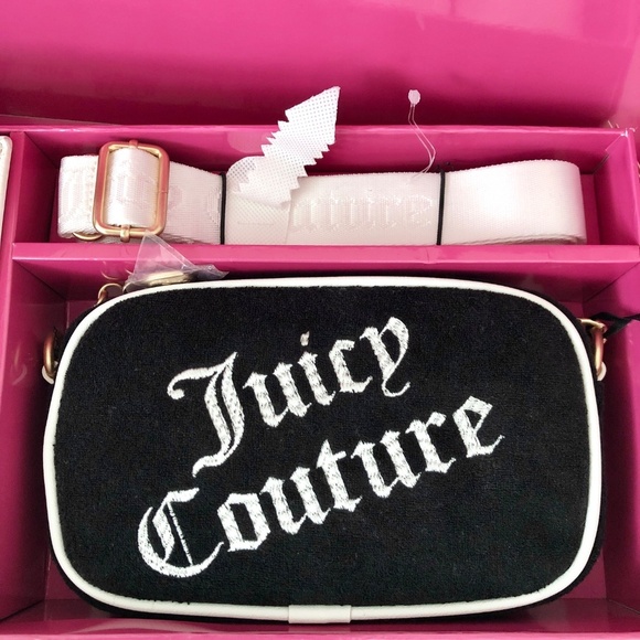 Juicy Couture, Slim Camera Bag/Handbag, Purse, Crossbody Bag, Box Set, New - Picture 2 of 14
